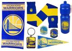 Golden State Warriors NBA Gift Idea Basketball Keyring Badge Scarf Towel Bottle