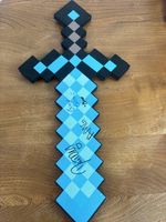 Signed Foam Mine Craft Sword 