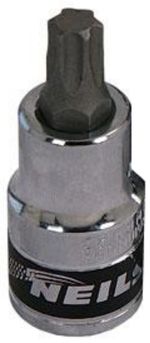 T45 Torx Socket Star Bit 1/2"drive 1pc Single Chrome Vanadium Steel T45 New