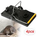 4X Professional Mouse Traps Reusable Mousetrap Strong Easy Catcher Control Home