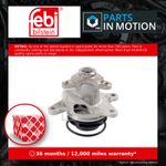 Water Pump fits VAUXHALL VIVARO X82 1.6D 2014 on Coolant 095517866 4423053 Febi