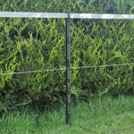 3FT POLY POST Heavy Duty Electric Fence Plastic Fencing Stake 105cm Tall - Black