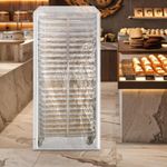 Sheet Pan Rack Cover Clear Easy to Clean Bakery Rack Cover Bread Rack Cover
