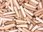 HARDWOOD DOWELS 6mm 8mm 10mm FURNITURE WOODEN Beechwood Chamfered Fluted  Wood