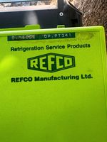 REFCO DP.PT341 4-Valve R-12/R-22 Manifold Gauge & Hose Set Micron Green Case