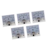 Rectangle Analog Ammeter Gauge Ammeter 85L1 in AC Circuit