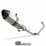 Full Exhaust System for Yamaha YBR 125 2005-2017 GRmoto Carbon Titanium