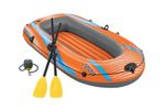 Bestway Inflatable Kondor Elite 2000 Dinghy Rubber Boat Oars with Air Pump
