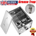Commercial Grease Trap Waste Water Oil Fat Filter 4KG Stainless Steel Restaurant