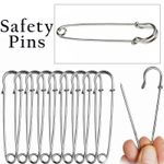 1-20pcs Extra Large Silver Safety Pins for Kilts Blankets Skirts Crafts Art
