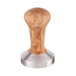 Motta Coffee Tamper 8100 – 58mm Flat Base, Olive Wood Handle