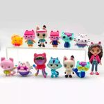 13pcs/set Gabby's Dollhouse Action Figure Toys Cute Doll Collection Cartoon Mode