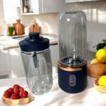 Small Fruit Juice Portable Blender Smoothie Machine 2 Cups -40W-400ml-6 Blade