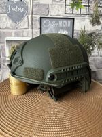 FAST Tactical Bulletproof Ballistic Helmet – High Cut GREEN (Wendy suspension)