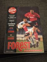 Nottingham Forest V Tranmere Rovers 12/01/1994 League Cup Programme