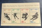 German Stamps Mini Sheet 1972 Munich Olympics MNH