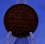 Kent Margate Clark's Tea Warehouse Token