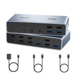 BENFEI HDMI KVM Switch Dual Monitor 2 Computers 4K@60Hz