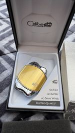 Vintage COLIBRI Pocket Lighter Soft Flame Gold /chrome New Boxed