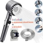 3-Mode Shower Head For Bathroom 4-in-1 High Pressure Multifunctional Shower Head