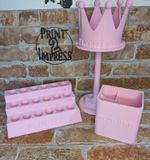 P.Louise Make Up brush  Holder  lip gloss holder Cosmetic Storage complete set 