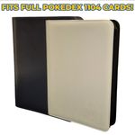 Pokemon Zip Binder 1104 Card Album 9/12 Pocket Pokedex TCG One Piece Lorcana Etc