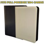 Pokemon Zip Binder 1104 Card Album 9/12 Pocket Pokedex TCG One Piece Lorcana Etc