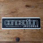 CONCEPTION RECORDS OG 90s promo Hip Hop sticker Seattle DJ Supreme Sureshot Rap 