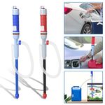 Battery Powered Electric Fuel Transfer Siphon Pump Gas Oil Water Liquid 2.2 GPM