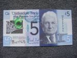B496 Clydesdale £5 Polymer Banknote Forth Bridge 2015 unc 