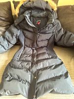 LeMieux black coat Quilted Insulated Faux Fur Trim Hood UK 14