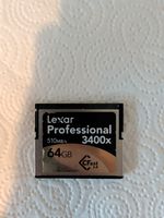 Lexar Professional 3400x • 64 GB CFast 2.0 Card • 510 Mb/s writting speed