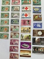 PITCAIRN ISLANDS 30 Used Postage Stamps For Collecting and Crafting