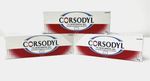 3 x Corsodyl Dental Gel - Treatment for Gingivitis and Gum Problems - 50g