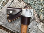 Handmade Leather Sheath and Belt Loop for Gransfor Bruks SFA (Small forest A ..