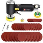 50/75mm Dual Action Random Orbital Air Sander For Car surface Polishing cleaning