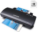 New A4 Laminator  A4 A5 A6  + 10 Laminating Pouches Set.Hot and Cold Lamination