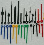 Clock Hands For German Quartz Movements with push fit hand shaft shaft stem