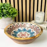 Decorative Bowl LEAVES Fruit Dish Serving Keys Crystals Coffee Dining Table Gift