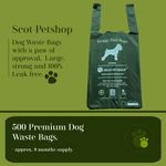 Scot-Petshop PREMIUM Oceanex 500 Large Unscented Dog Waste Bags