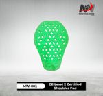 MOTORBIKE RIDER JACKET NEW VENTILATED PAD CE Level 2 SHOULDER SW-001 PROTECTORS