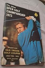 102nd Open Golf Championship 1973  Programme 