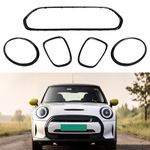 5pc Headlight Taillight Bumper Grille Surround Trim For Mini F55 F56 F57 14-2021