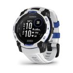 Garmin Instinct 3 Solar GPS Smartwatch - 45mm - Whitestone/Bolt Blue