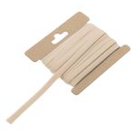 1/4 Inch Double Fold Bias Tape Continuous Bulk Bias Tape(Khaki 6 Yards)