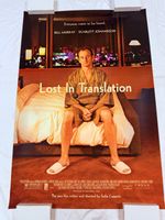 2003 Lost In Translation Mint Original 27x40 Movie Poster Bill Murray Version