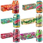 Mountain Dew All flavour 12 Pack of 355ml Cans-USA Drinks  Free Fast Delivery