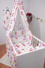 Baby Cotton Cot Canopy 220×150 cm Fairies Print