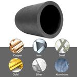 1/2pcs 8KG Graphite Carbide Furnace Casting Crucible Refining Melting Tool UK
