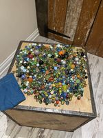 Large Collection Of Assorted Vintage and Modern Glass Marbles Mixed Job Lot